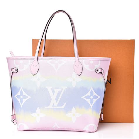 louis vuitton pastel monogram|LOUIS VUITTON Monogram Escale Neverfull MM Pastel.